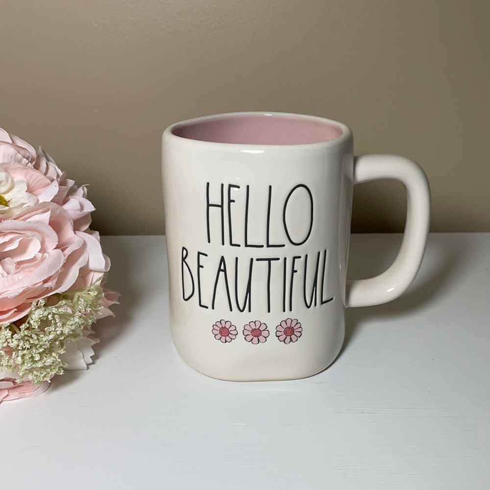 NWT Rae Dunn HELLO BEAUTIFUL Mug